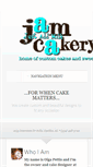 Mobile Screenshot of jamcakery.com